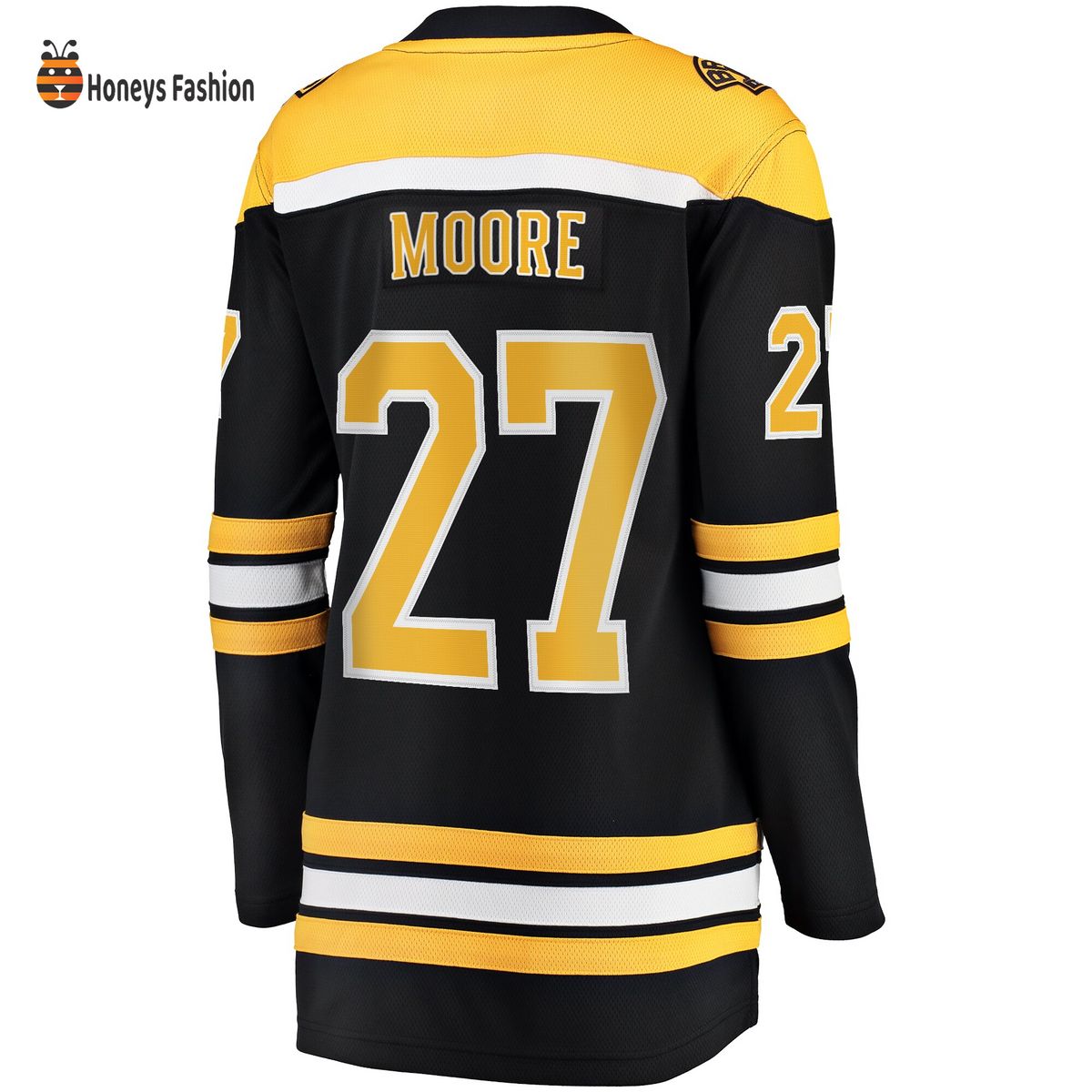 Women’s Boston Bruins John Moore Black Home Breakaway Hockey Jersey