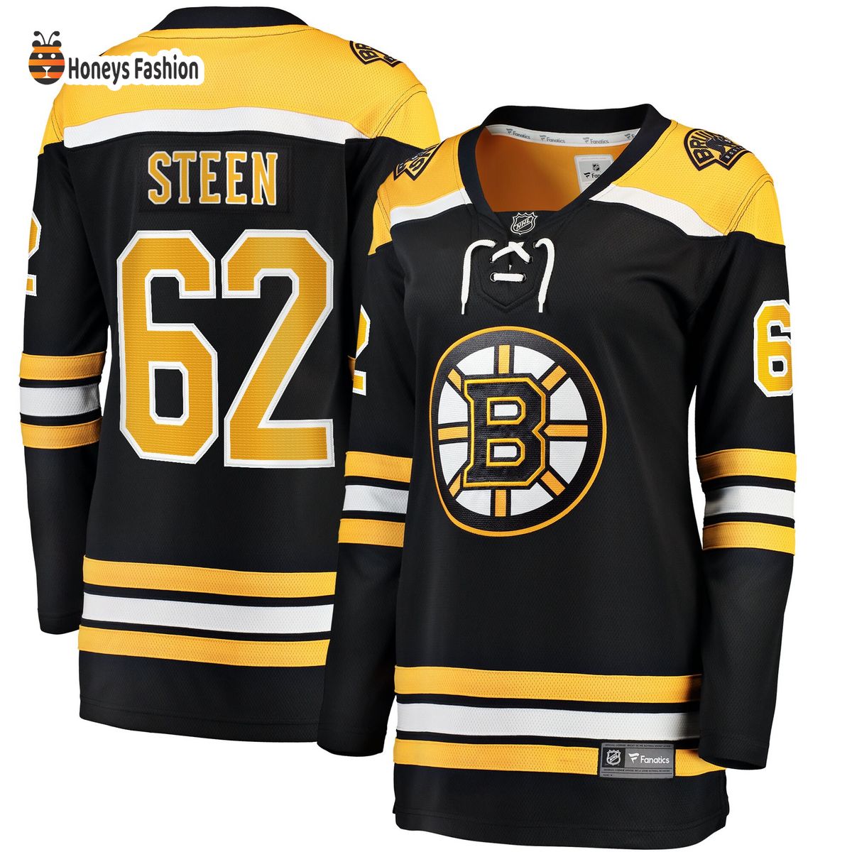 Women’s Boston Bruins Oskar Steen Black Home Breakaway Player Jersey