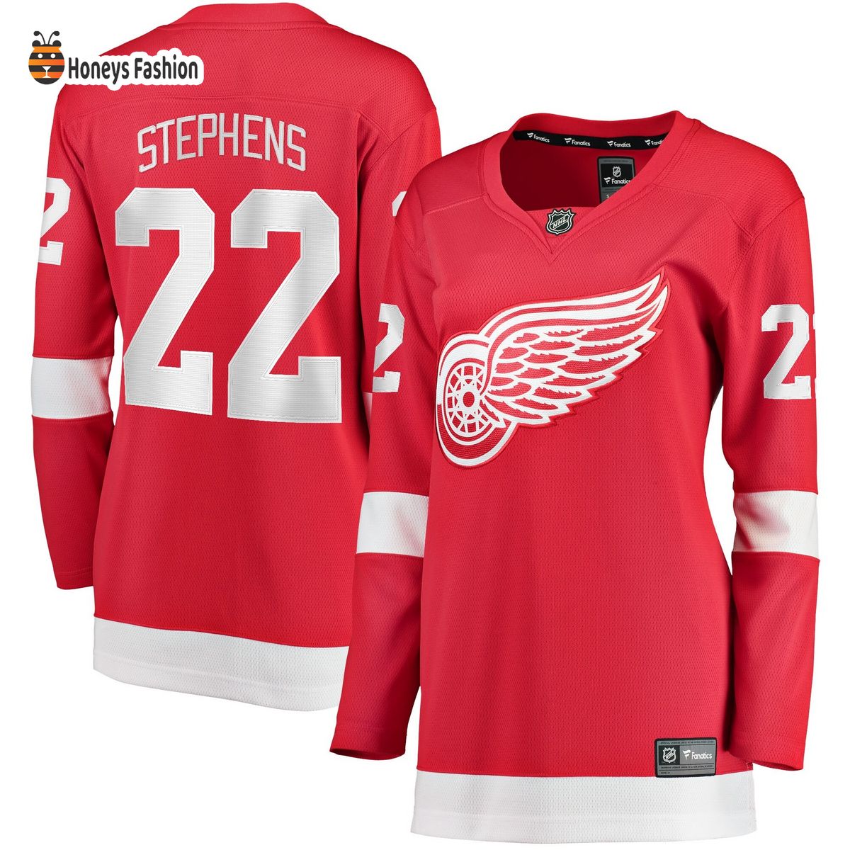 Women’s Detroit Red Wings Mitchell Stephens Red Home Breakaway Player Jersey