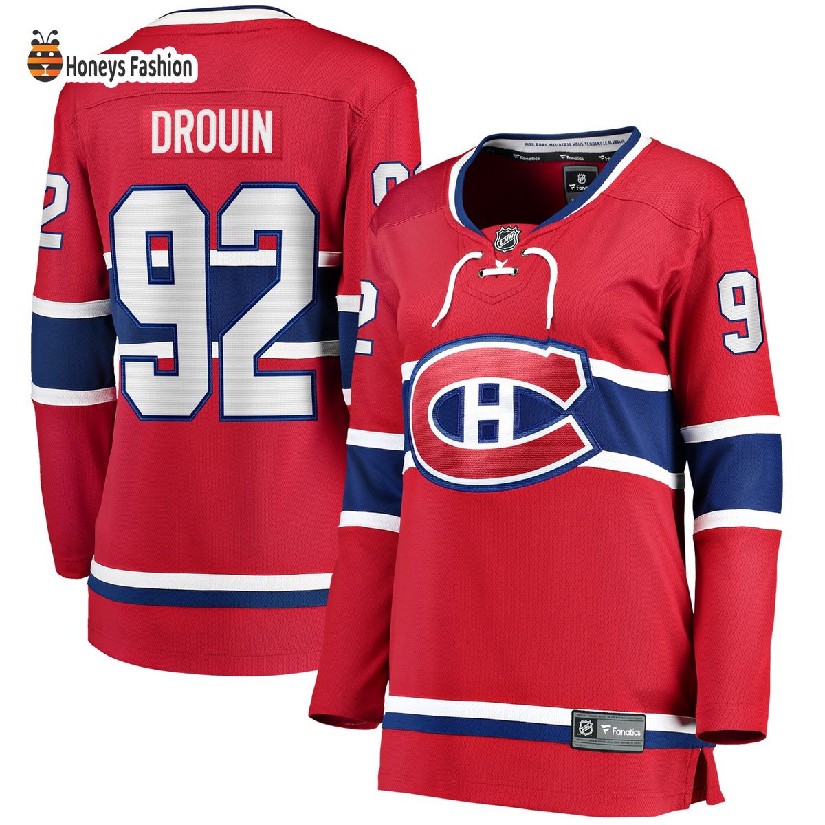 Women’s Montreal Canadiens Jonathan Drouin Red Home Breakaway Player Jersey