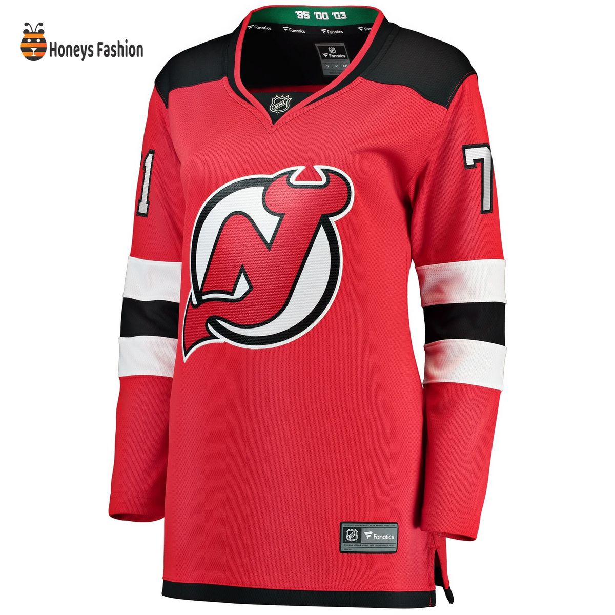 Women’s New Jersey Devils Jonas Siegenthaler Red Home Breakaway Player Jersey