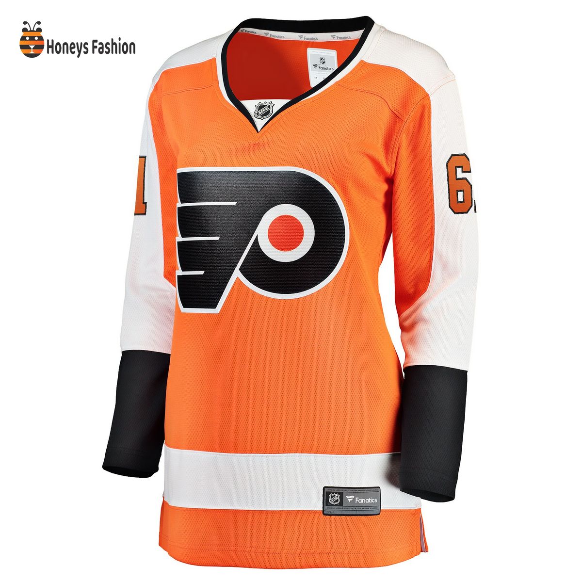 Women’s Philadelphia Flyers Justin Braun Orange Home Breakaway Jersey