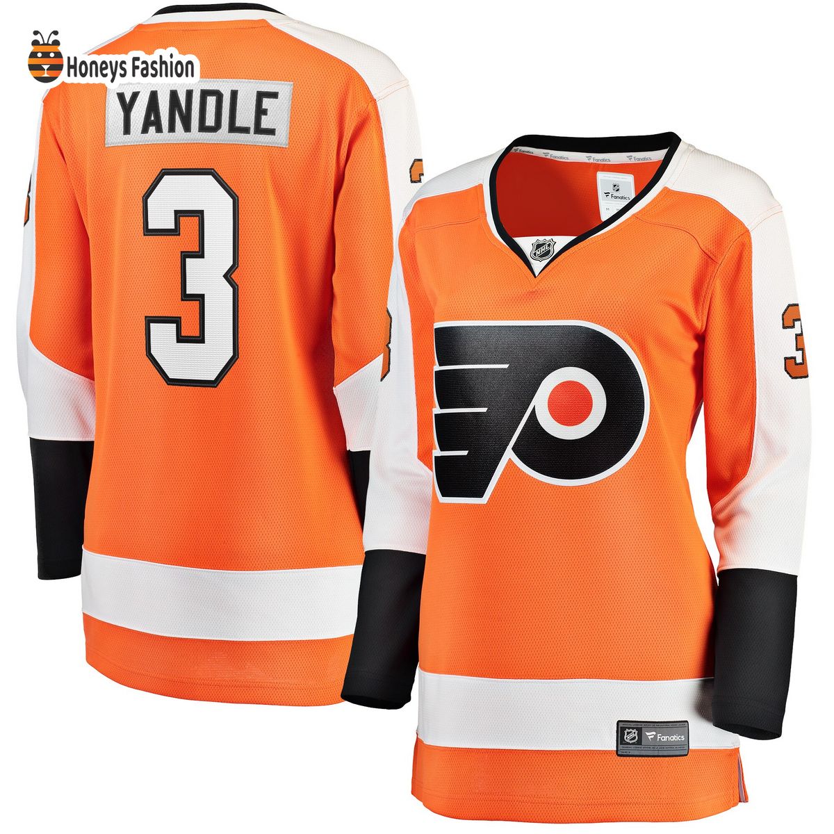 Women’s Philadelphia Flyers Keith Yandle Orange Home Breakaway Player Jersey