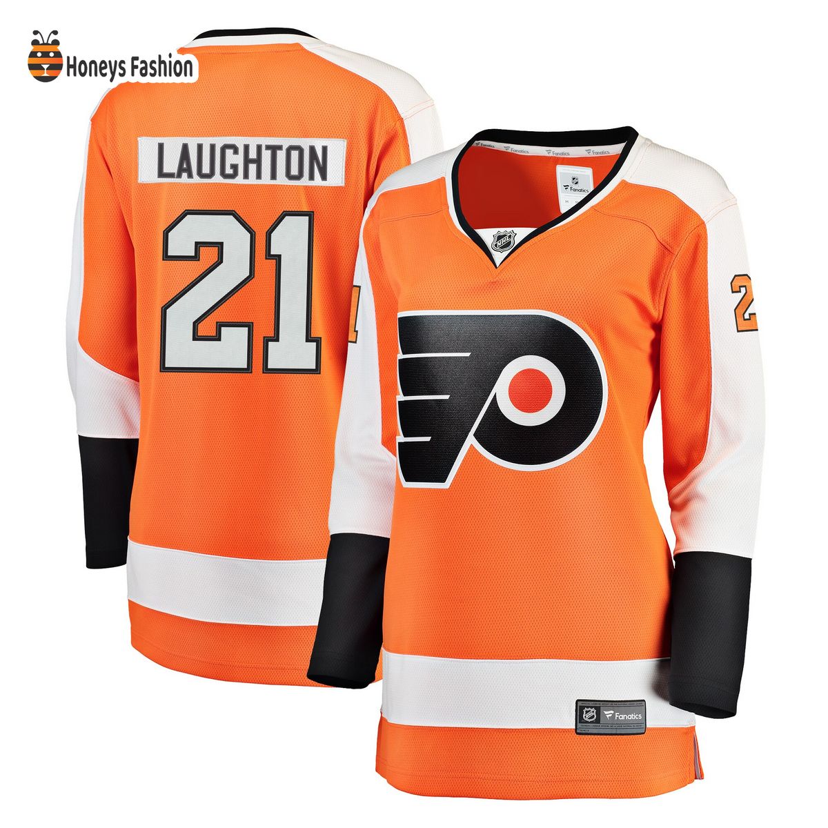Women’s Philadelphia Flyers Scott Laughton Orange Breakaway Player Jersey