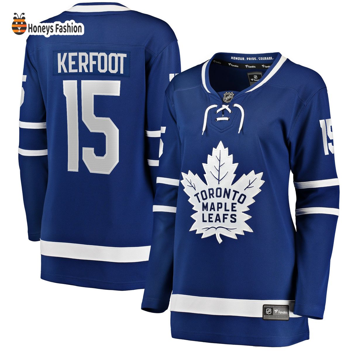 Women’s Toronto Maple Leafs Alexander Kerfoot Blue Home Breakaway Hockey Jersey