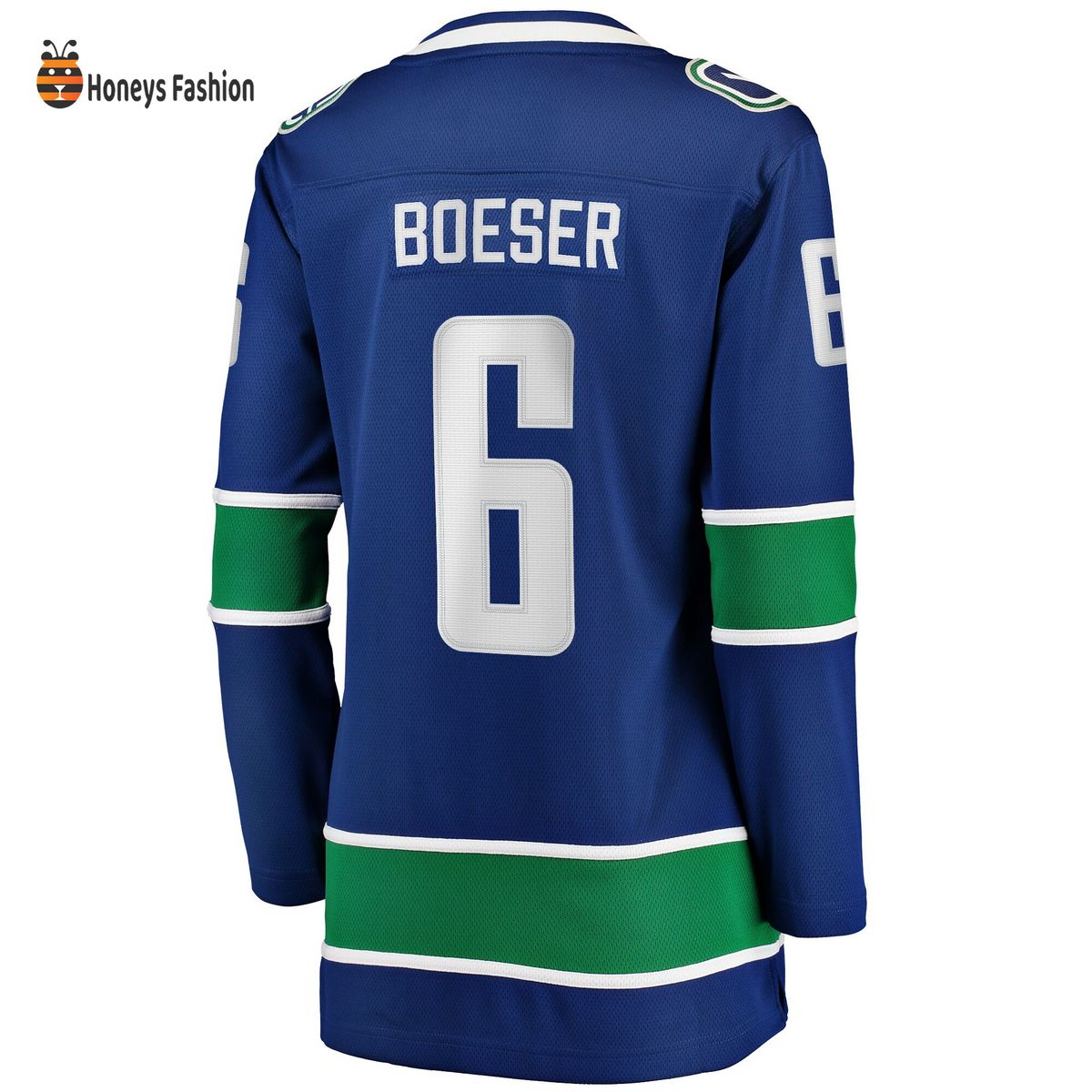 Women’s Vancouver Canucks Brock Boeser Blue Home Breakaway Player Jersey