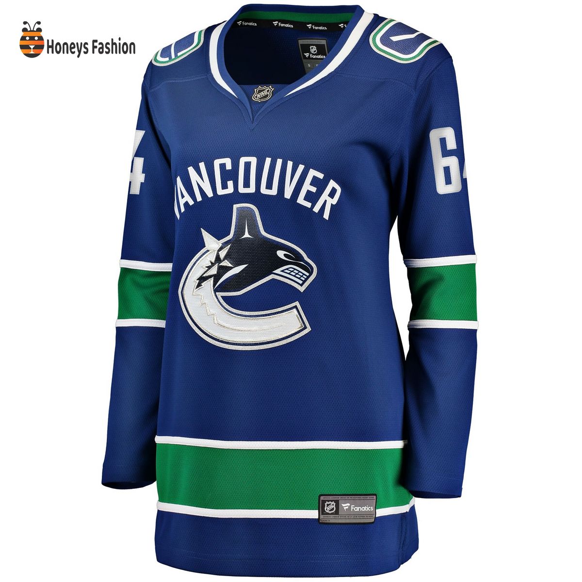 Women’s Vancouver Canucks Tyler Motte Blue Home Breakaway Player Jersey