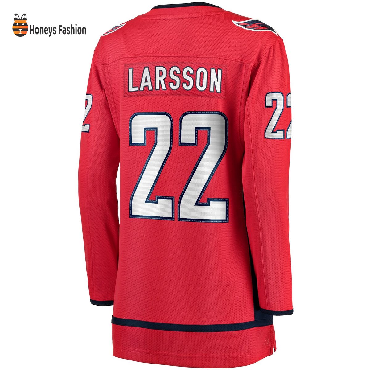 Women’s Washington Capitals Johan Larsson Red Home Breakaway Player Jersey