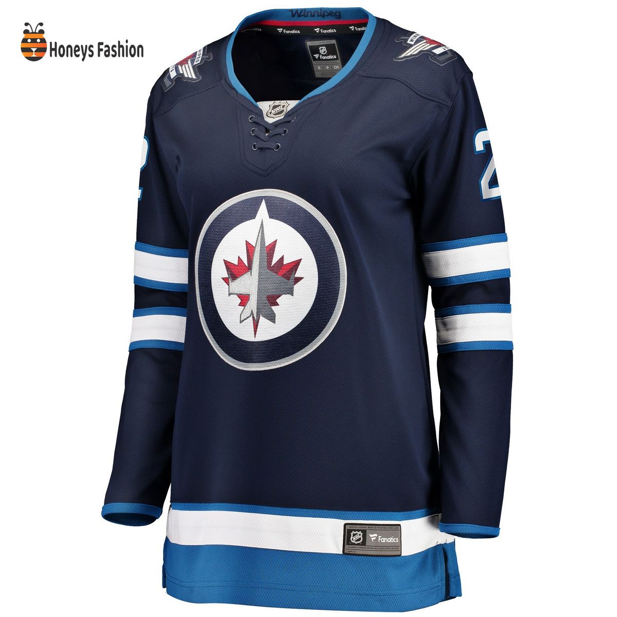 Women’s Winnipeg Jets Dylan DeMelo Navy Home Breakaway Player Jersey