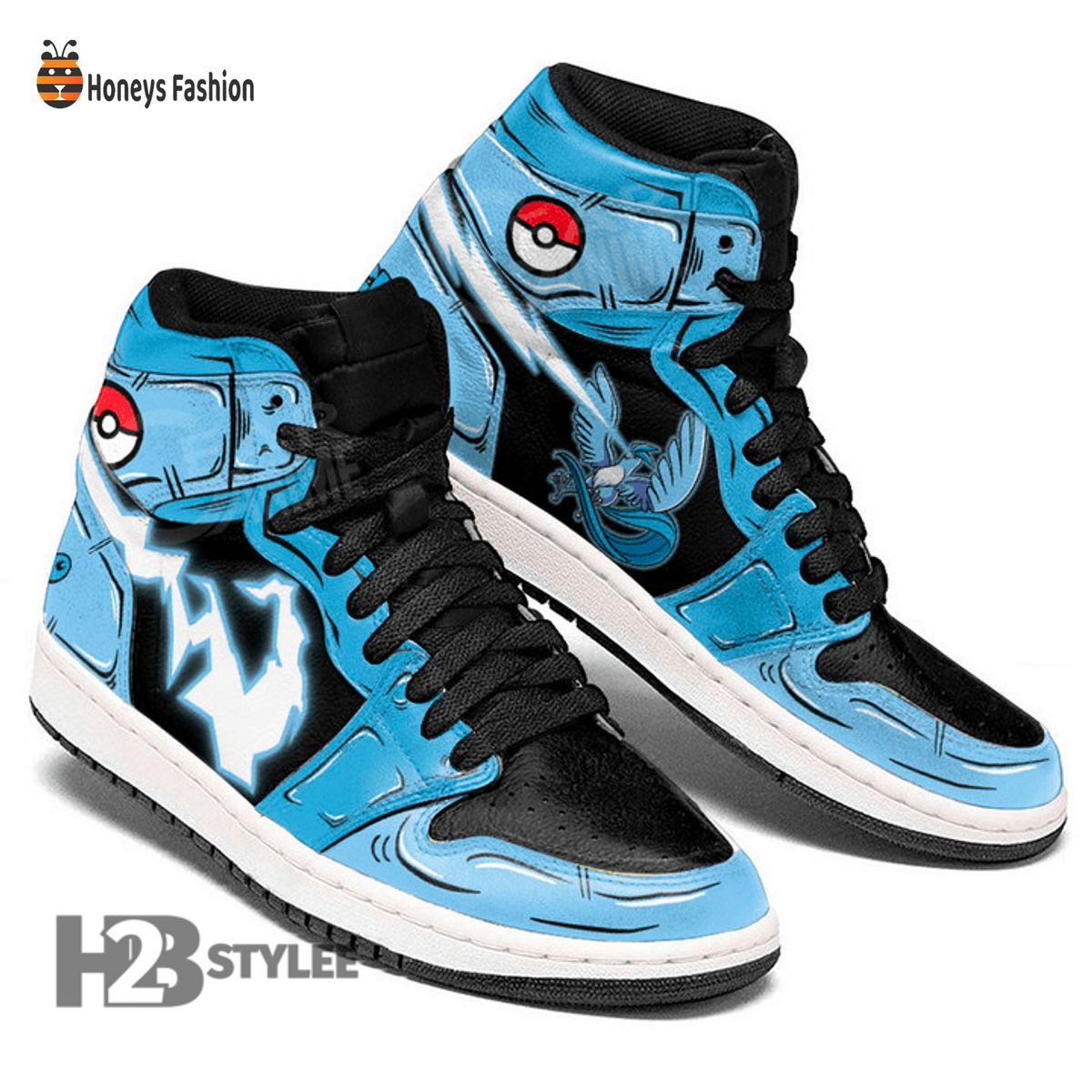 Articuno Electric Pokemon Air Jordan High Sneaker
