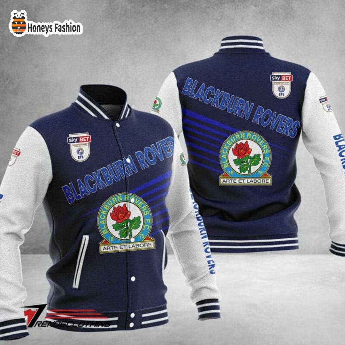 Blackburn Rovers Baseball Jacket