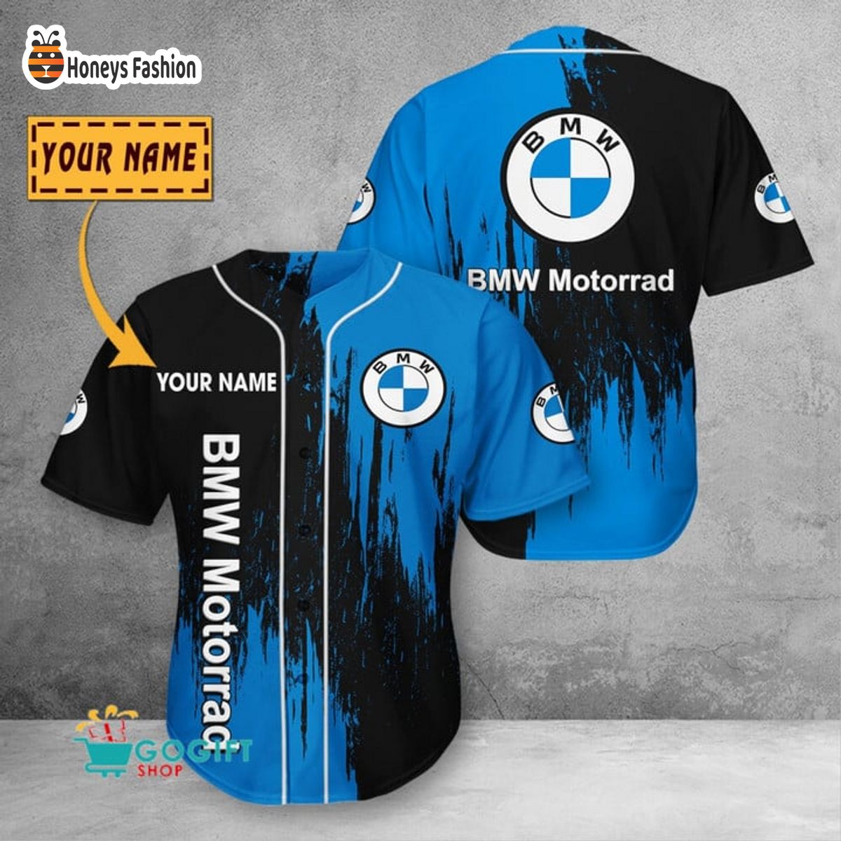 BMW Motorrad Custom Name Baseball Jersey