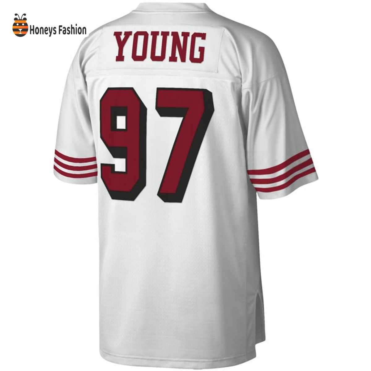 Bryant Young San Francisco 49ers Mitchell & Ness 1994 Legacy White Replica Jersey