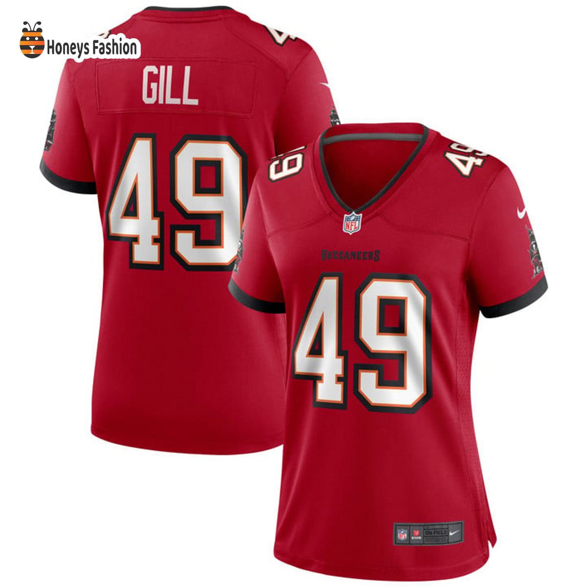 Cam Gill Tampa Bay Buccaneers Nike Women’s Red Game Jersey