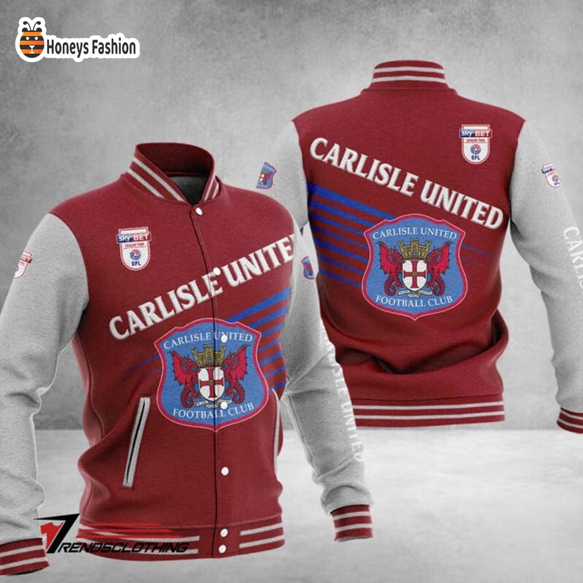 Carlisle United Baseball Jacket