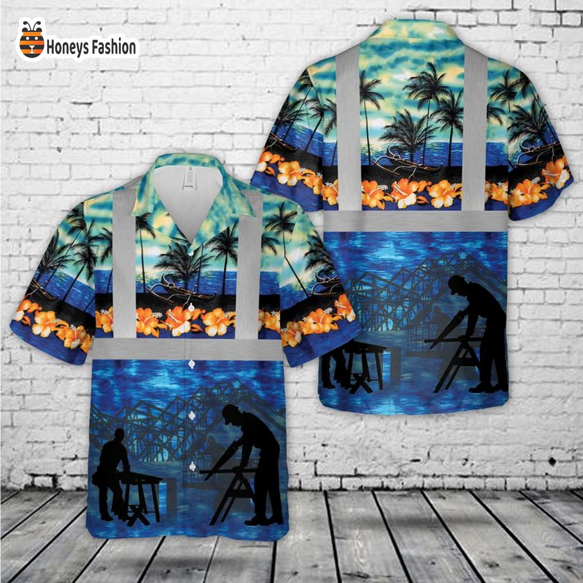 Carpenter Tropical Hawaiian Shirt