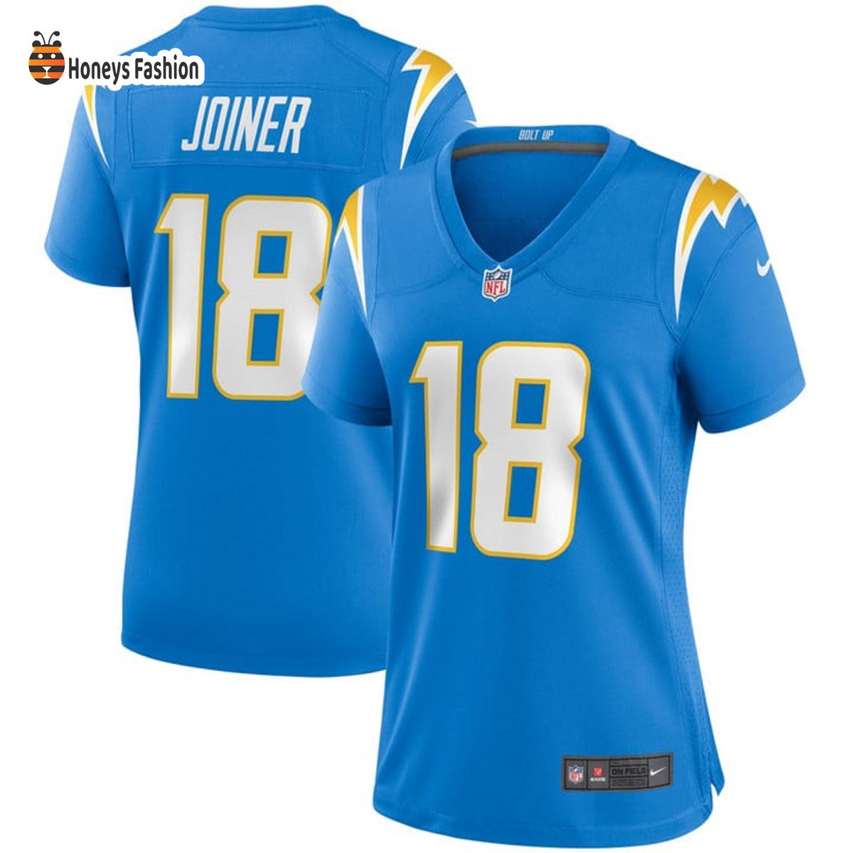 Charlie Joiner Los Angeles Chargers Nike Women’s Game Retired Powder Blue Player Jersey