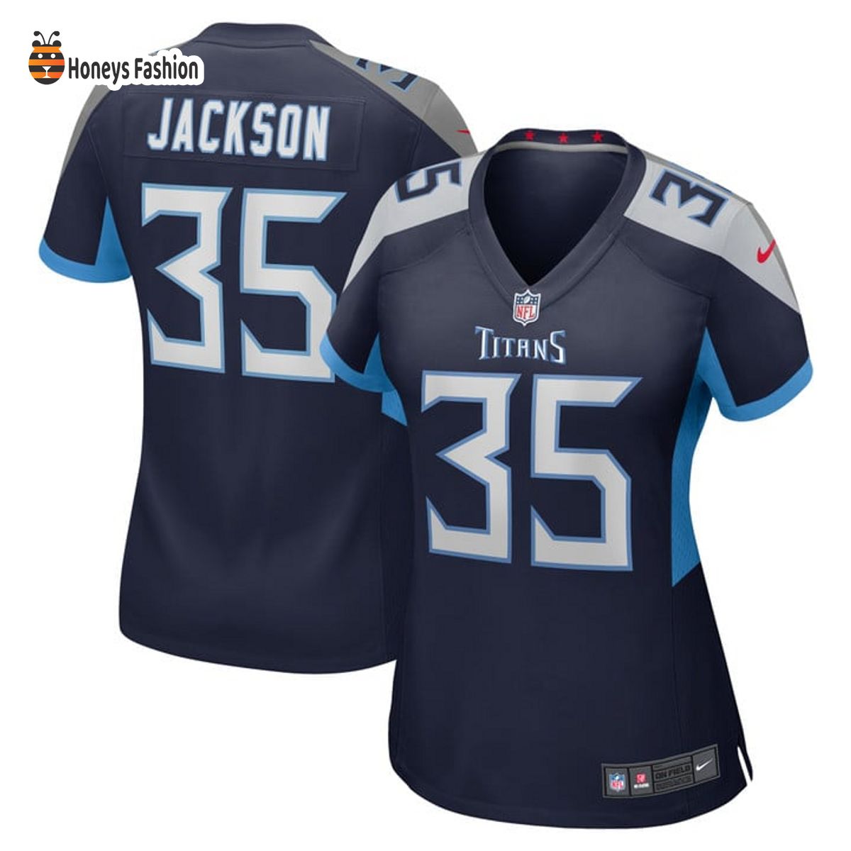 Chris Jackson Tennessee Titans Nike Women’s Navy Game Jersey