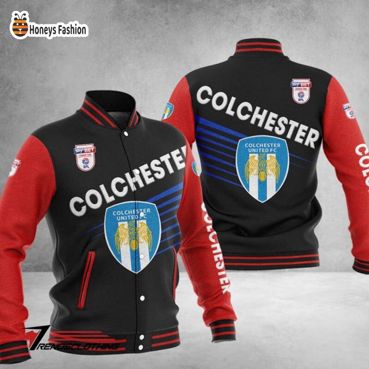 Colchester United Baseball Jacket
