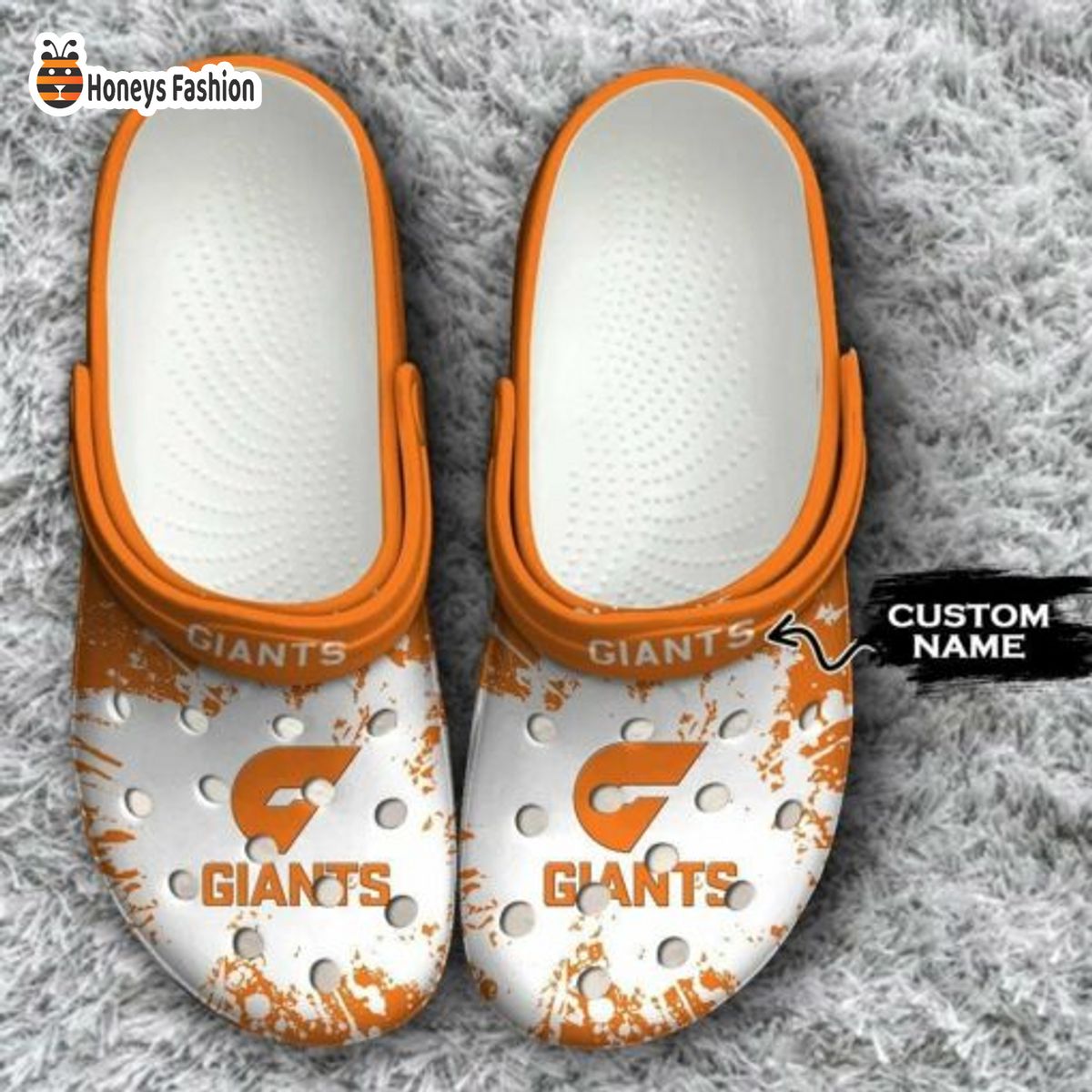 Greater Western Sydney Giants AFL Custom Name Crocs Crocband
