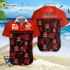 Haas F1 Team Hibiscus Hawaiian Shirt