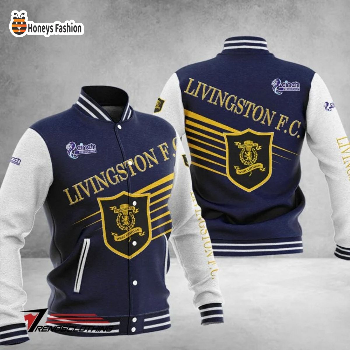 Livingston F.C Scottish Premiership Baseball Jacket