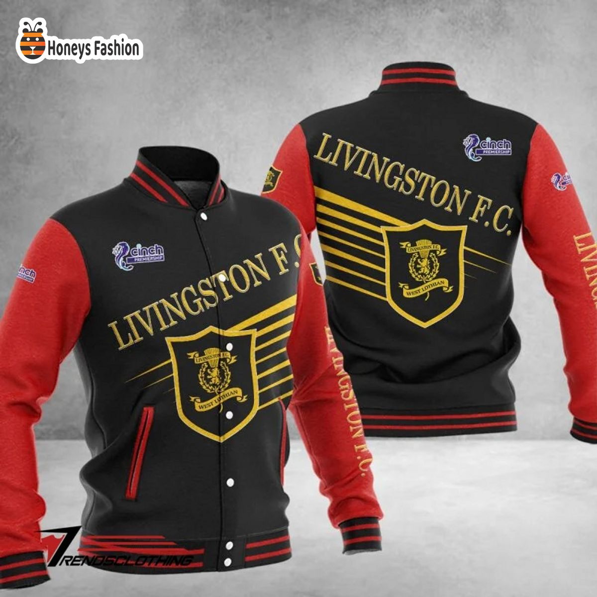 Livingston F.C Scottish Premiership Baseball Jacket