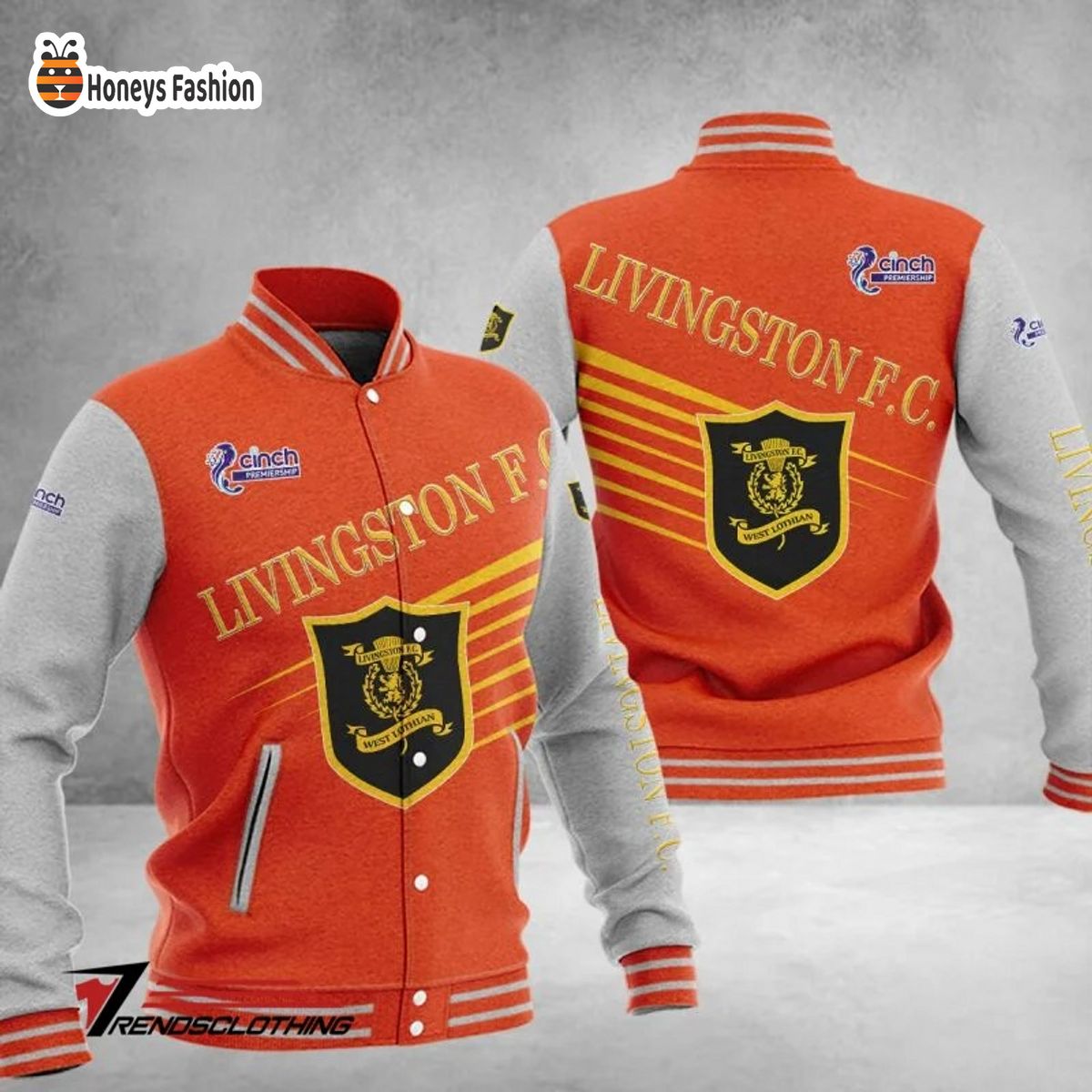 Livingston F.C Scottish Premiership Baseball Jacket