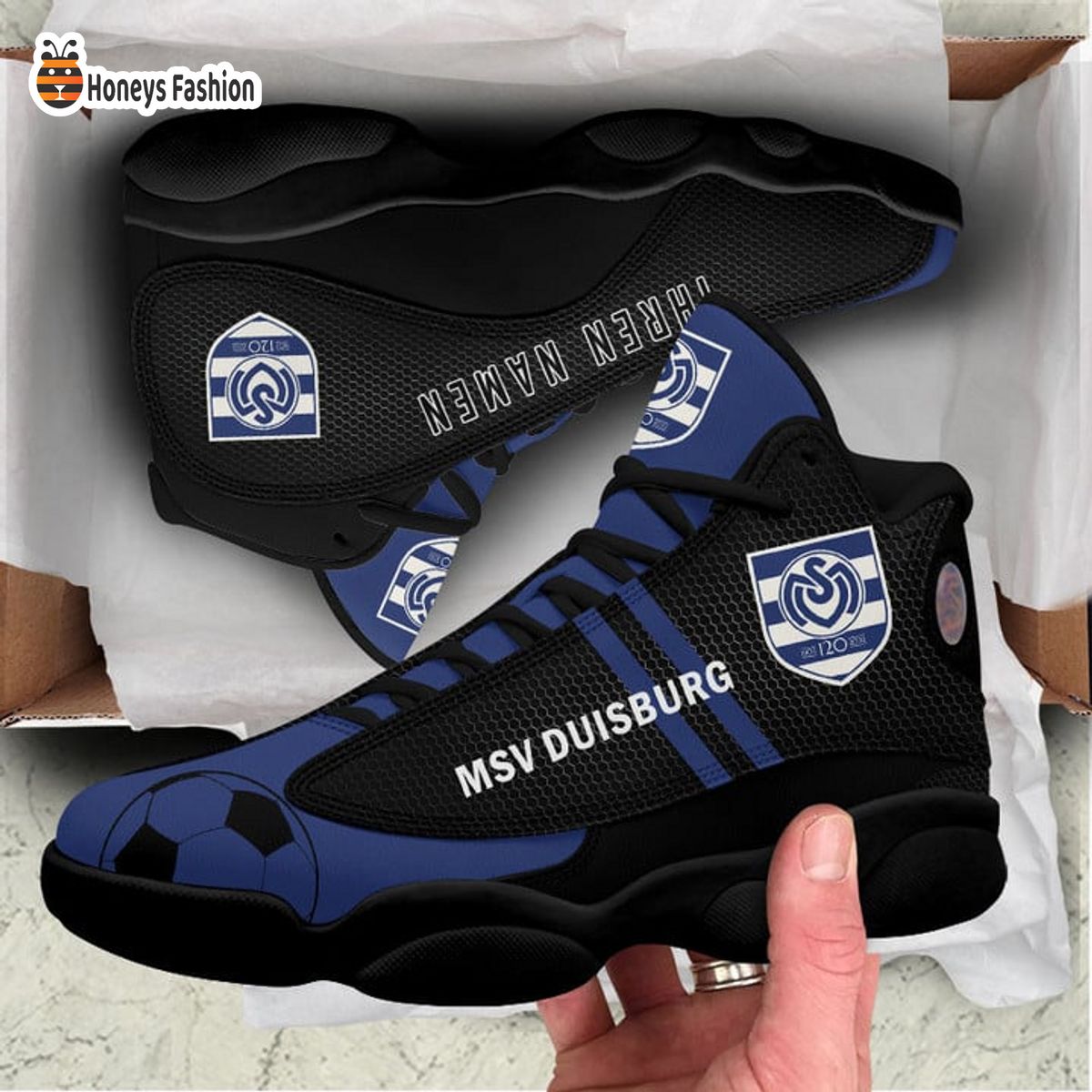 MSV Duisburg Air Jordan 13 Schuhe