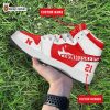 Nebraska Cornhuskers NCAA Personalized High Air Jordan Shoes