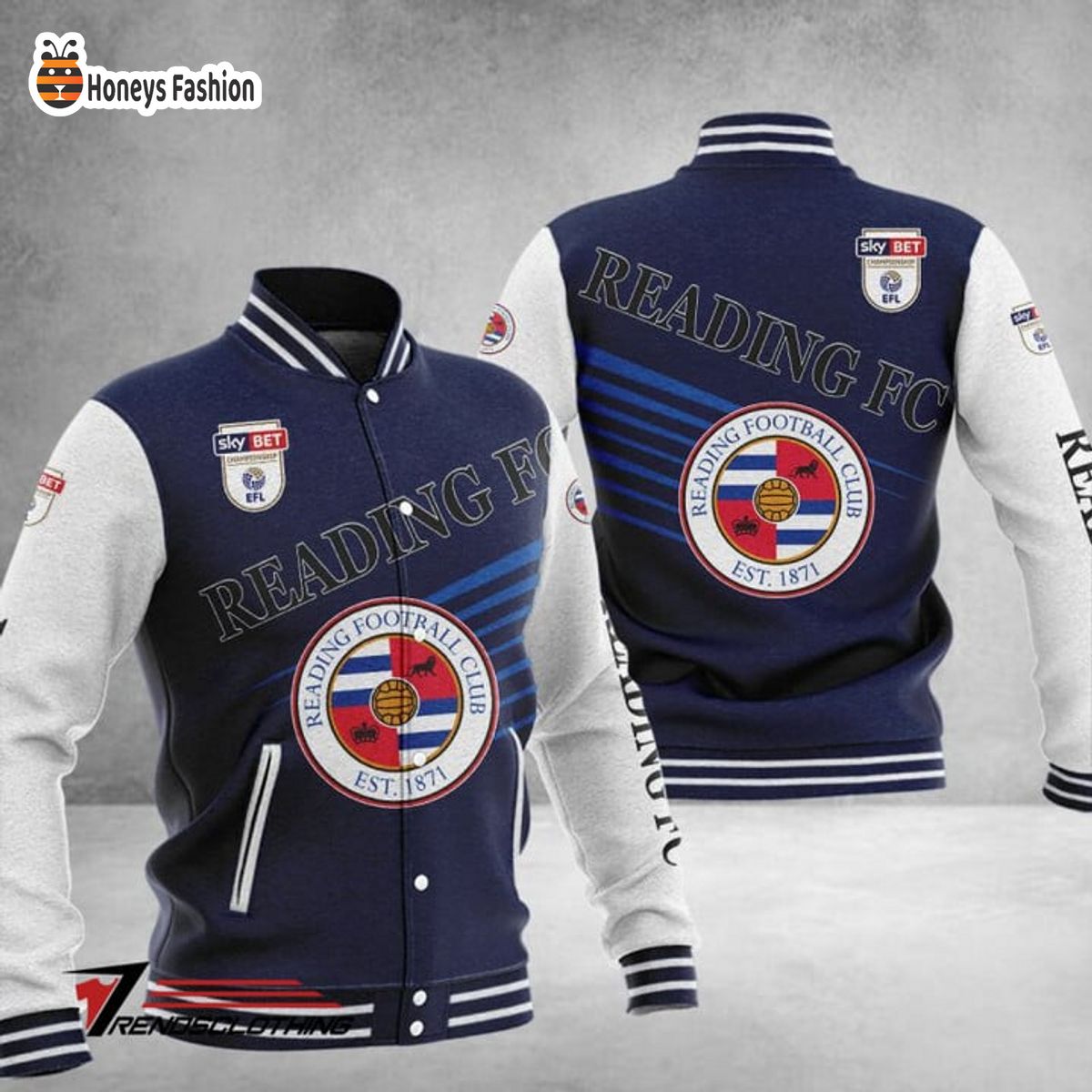 Reading F.C Baseball Jacket