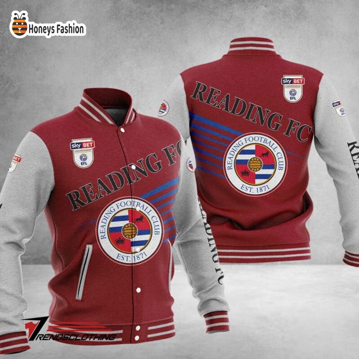 Reading F.C Baseball Jacket