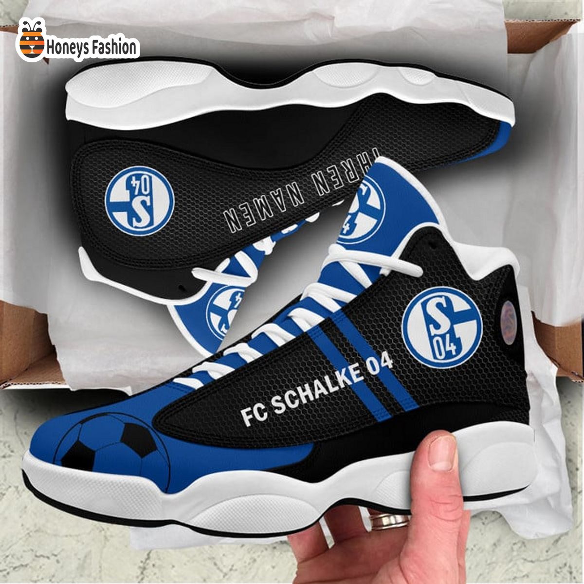 Schalke 04 Air Jordan 13 Schuhe