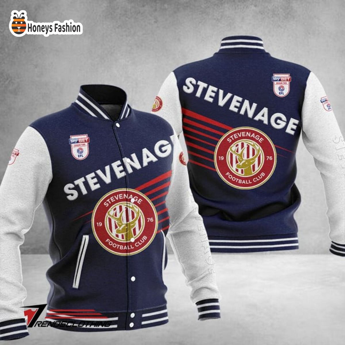 Stevenage Football Club Baseball Jacket