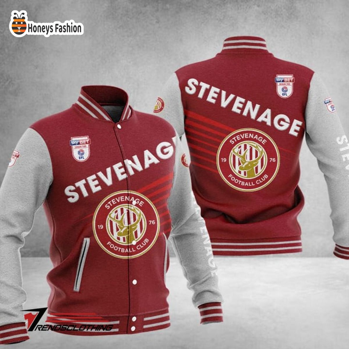 Stevenage Football Club Baseball Jacket