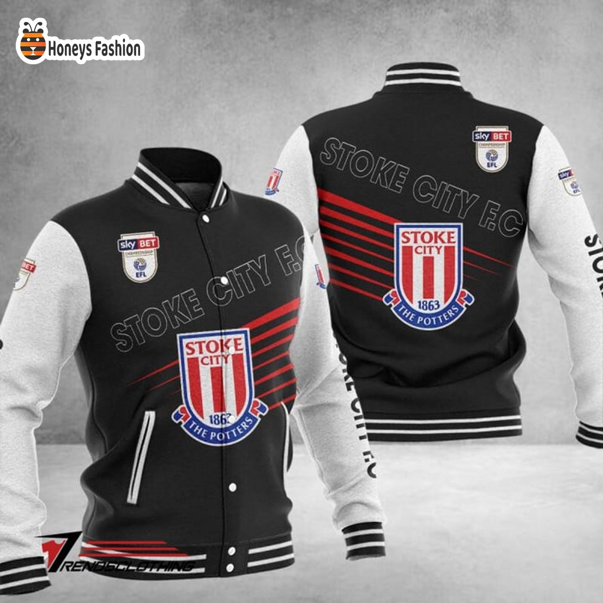 Stoke City F.C Baseball Jacket