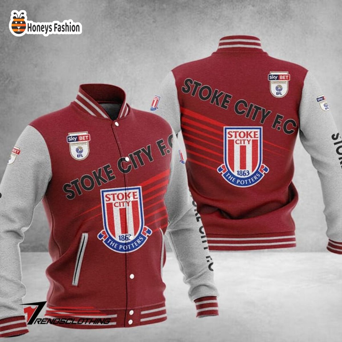 Stoke City F.C Baseball Jacket