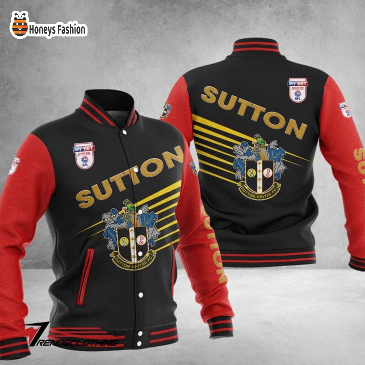 Sutton United Baseball Jacket