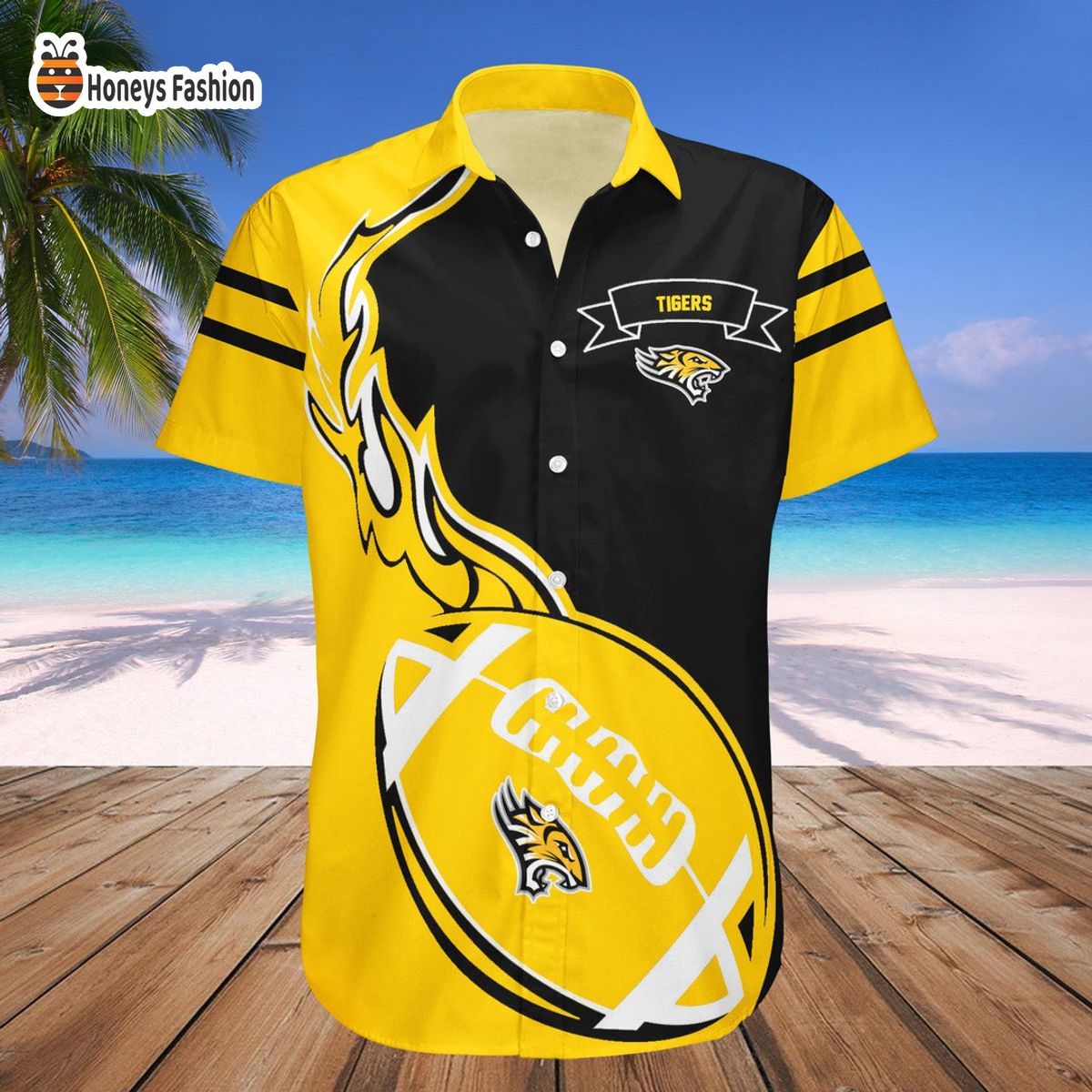 Towson Tigers NCAA Hawaiian Shirt