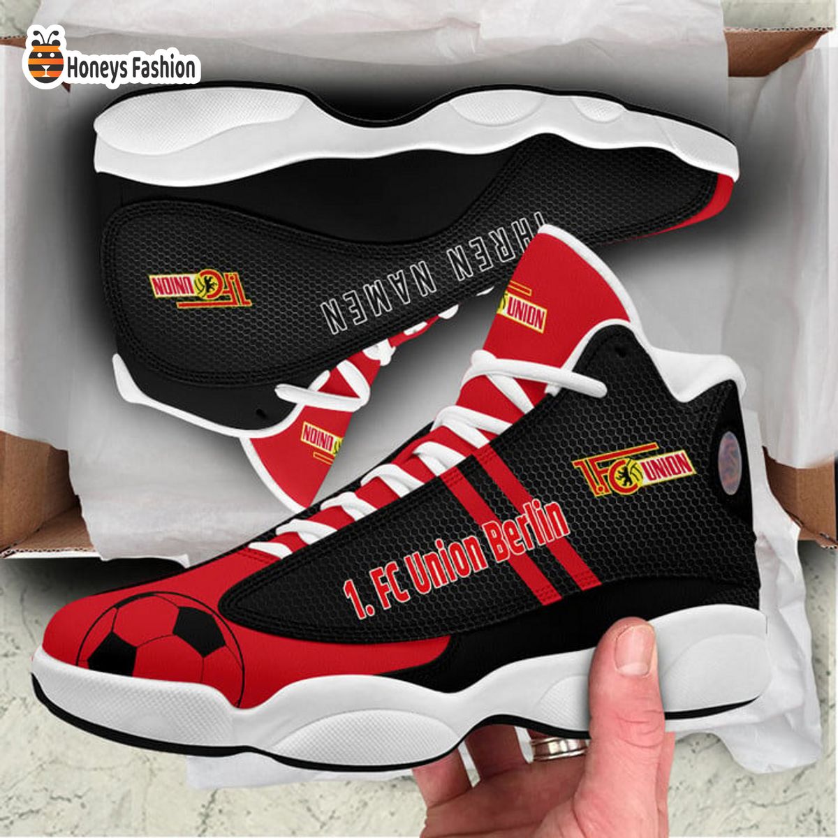 Union Berlin Air Jordan 13 Schuhe