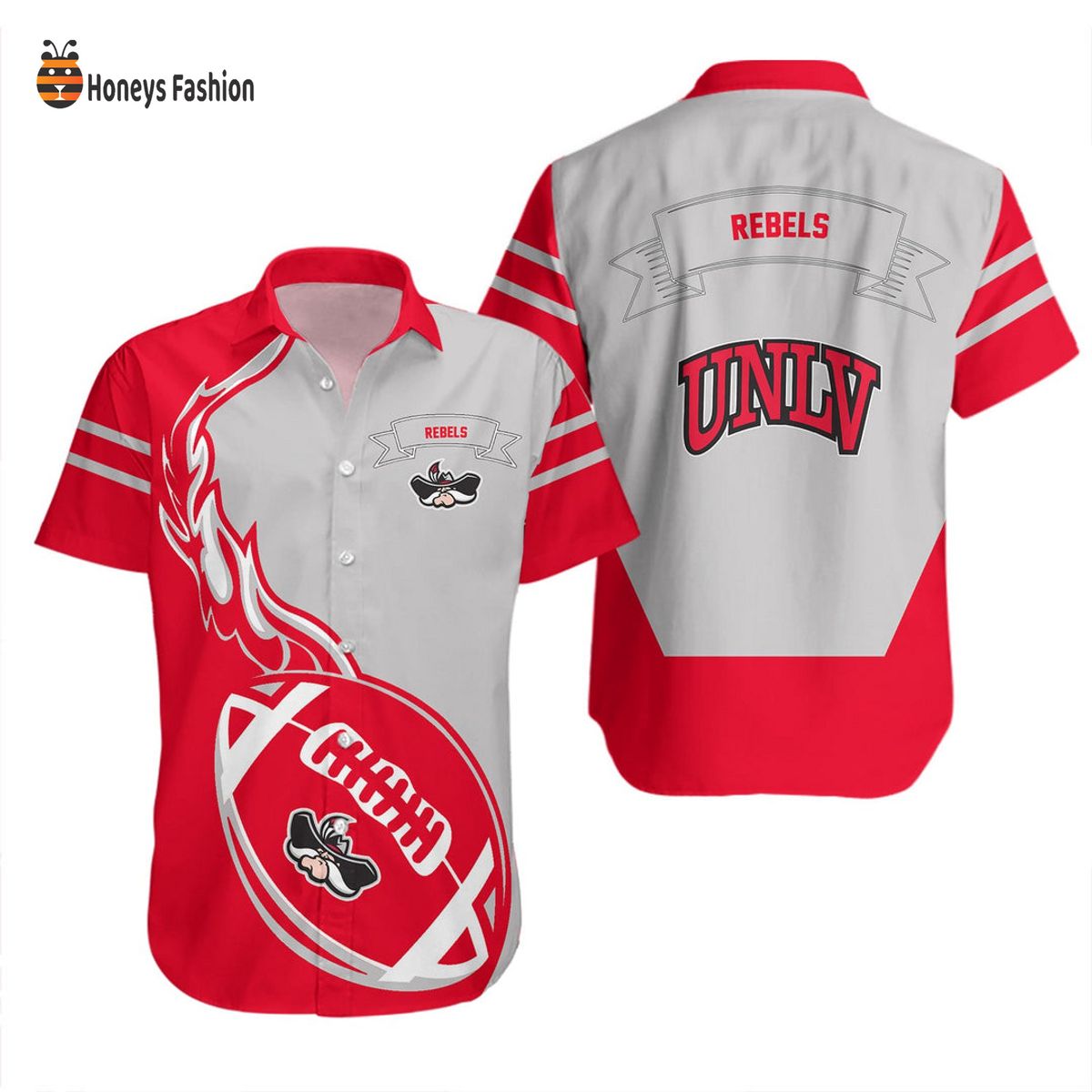 UNLV Rebels NCAA Hawaiian Shirt