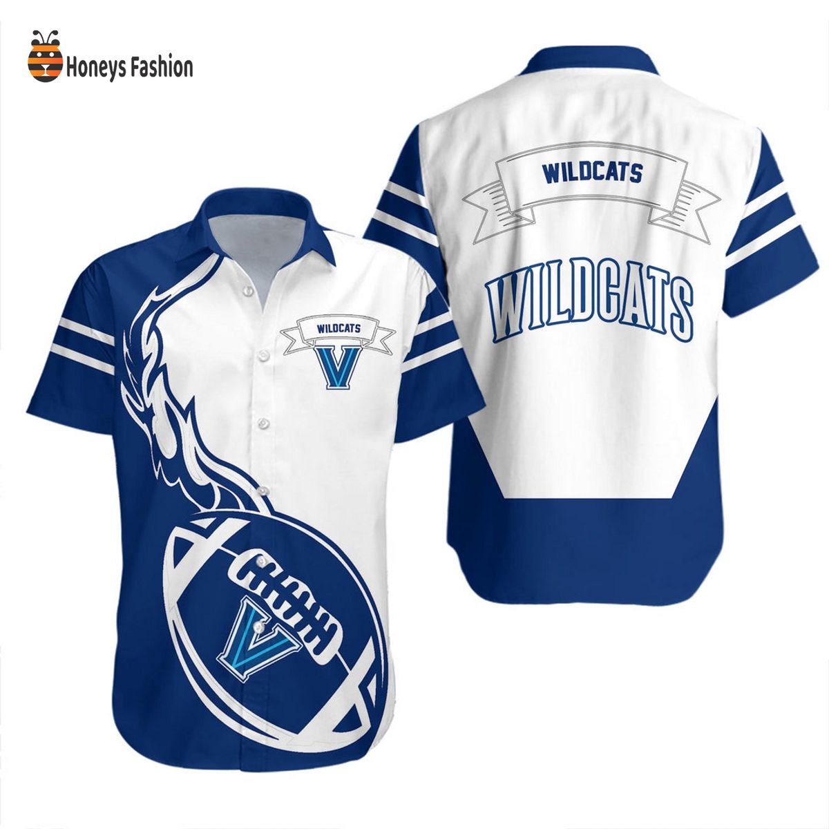 Villanova Wildcats NCAA Hawaiian Shirt