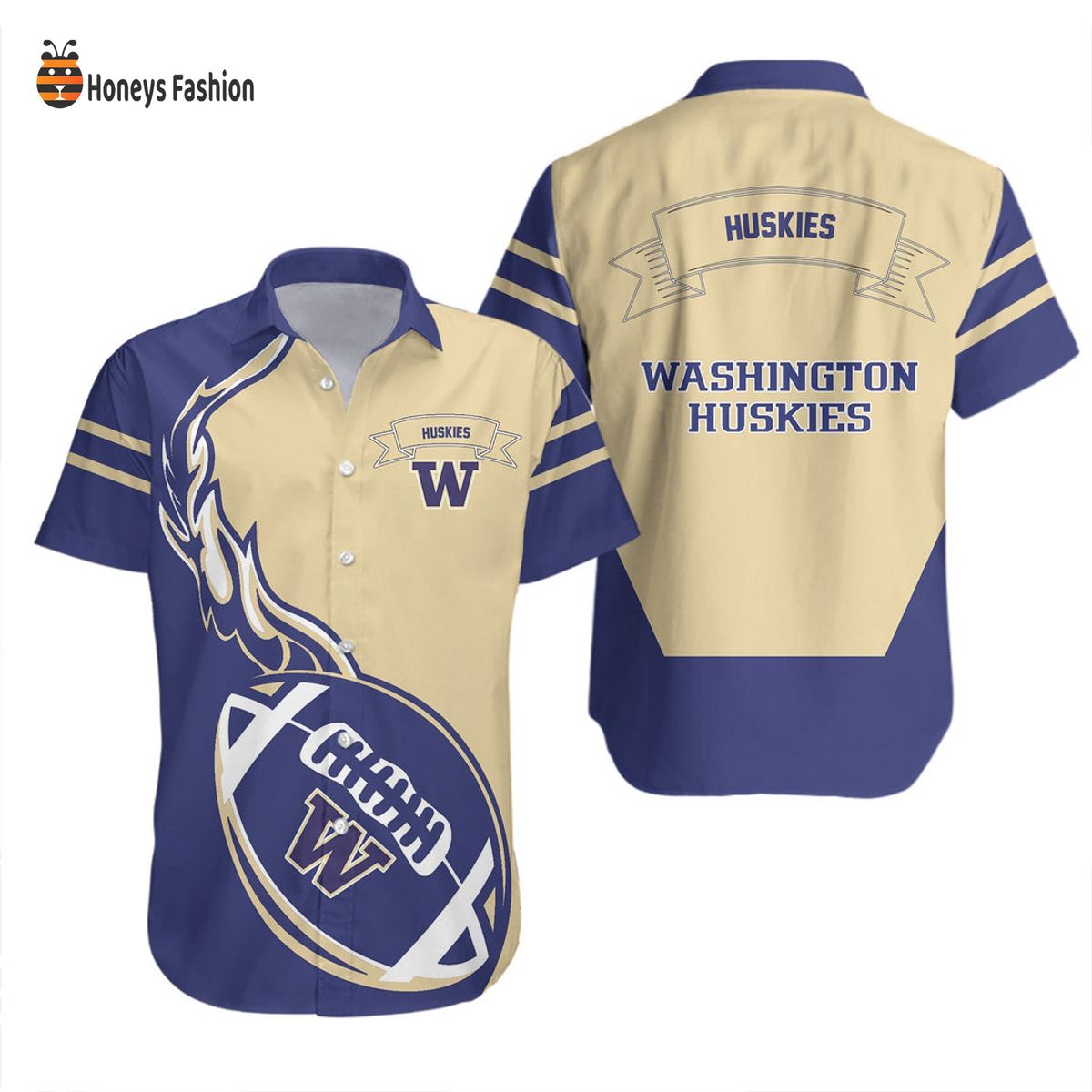Washington Huskies NCAA Hawaiian Shirt