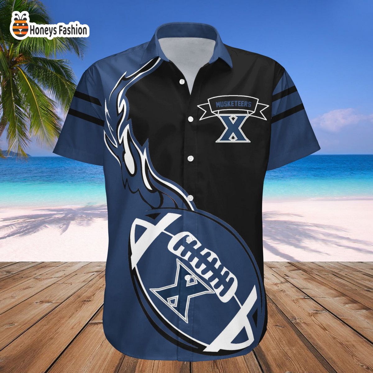 Xavier Musketeers NCAA Hawaiian Shirt
