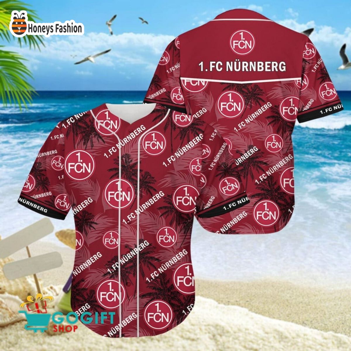 1. FC Nurnberg Baseball Shirt