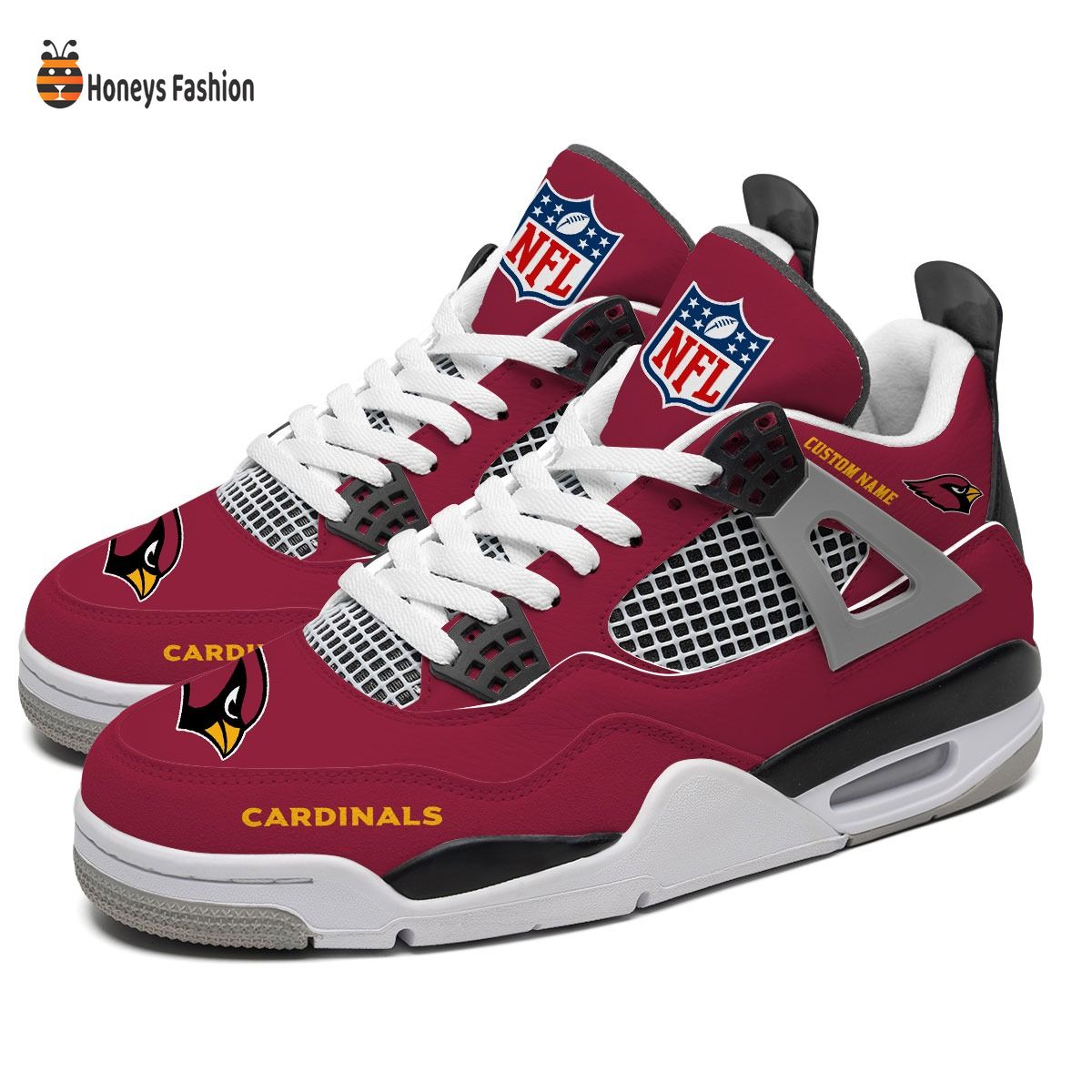 Arizona Cardinals NFL Air Jordan 4 Shoes