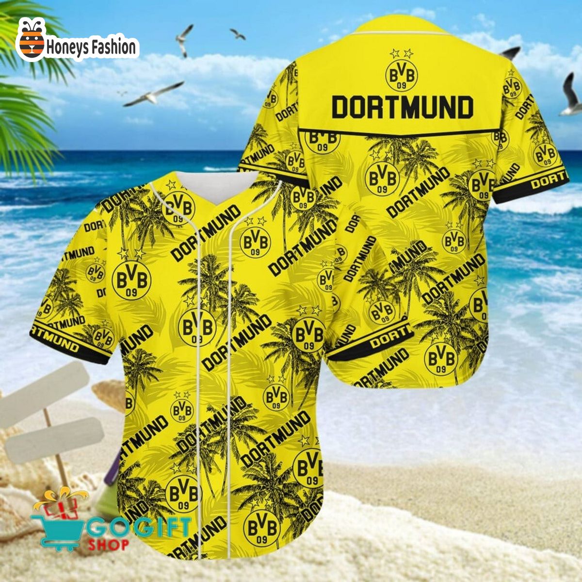 Borussia Dortmund Baseball Shirt