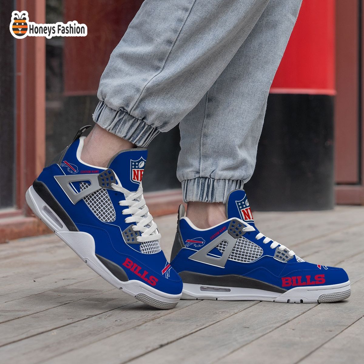 Buffalo Bills NFL Air Jordan 4 Shoes