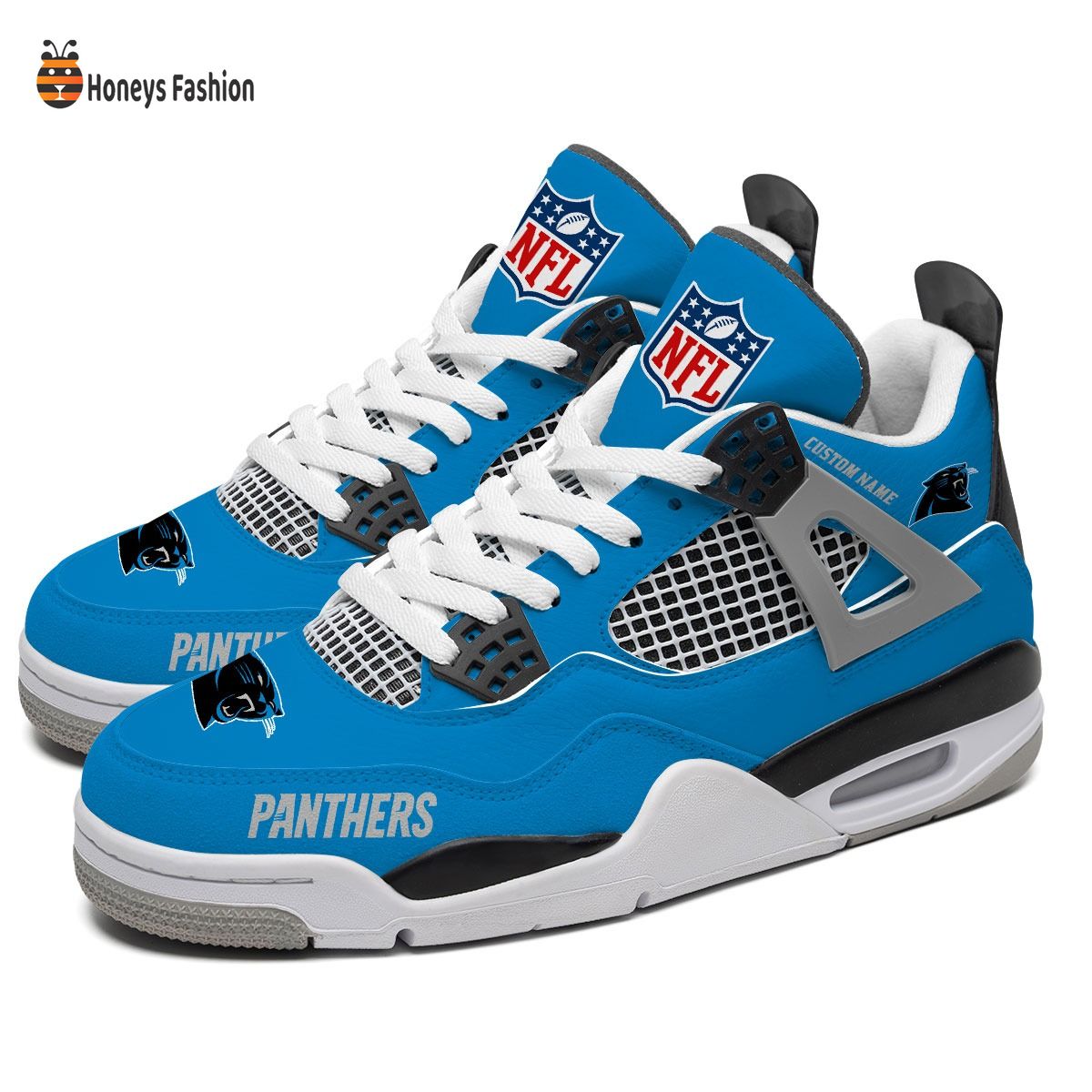 Carolina Panthers NFL Air Jordan 4 Shoes