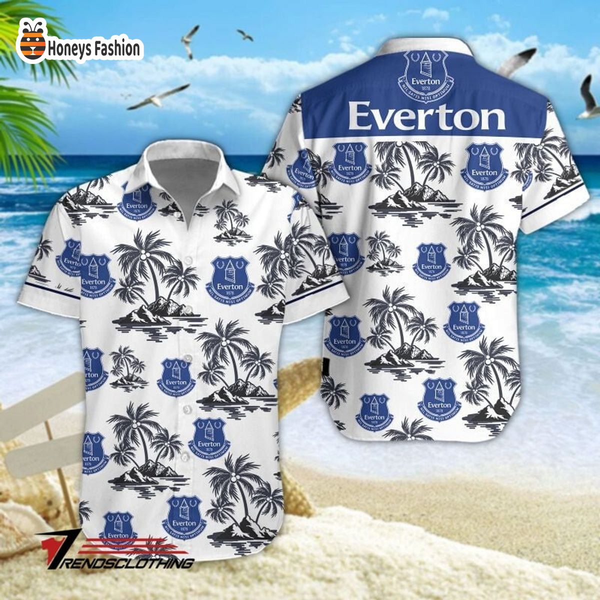 Everton F.C 2023 hawaiian shirt